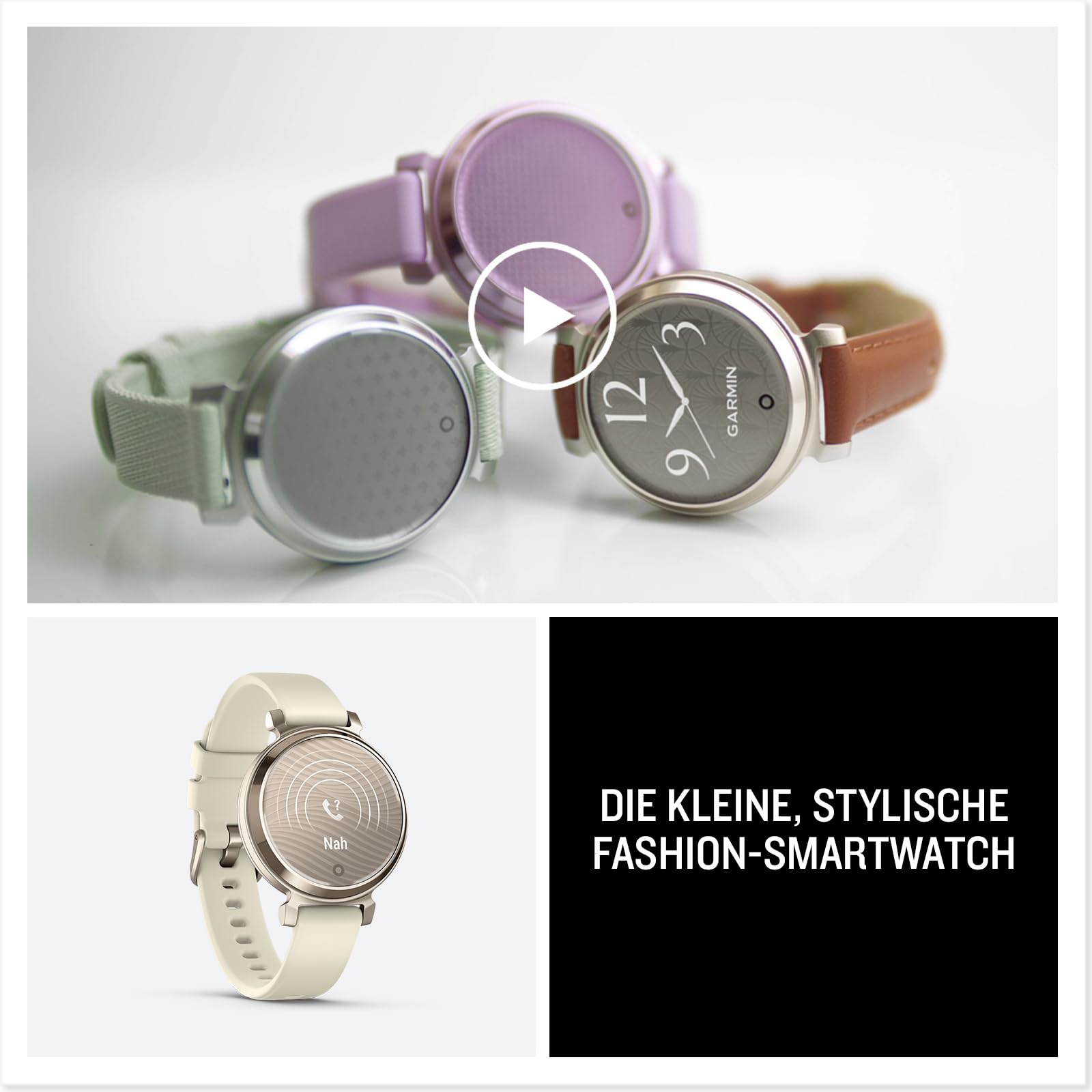 Garmin Lily 2, modische Smartwatch für Frauen, 2,54 cm Touchdisplay, Gesundheits- & Fitnessfunktionen, Smart Notifications, bis 5 Tage Akkulaufzeit