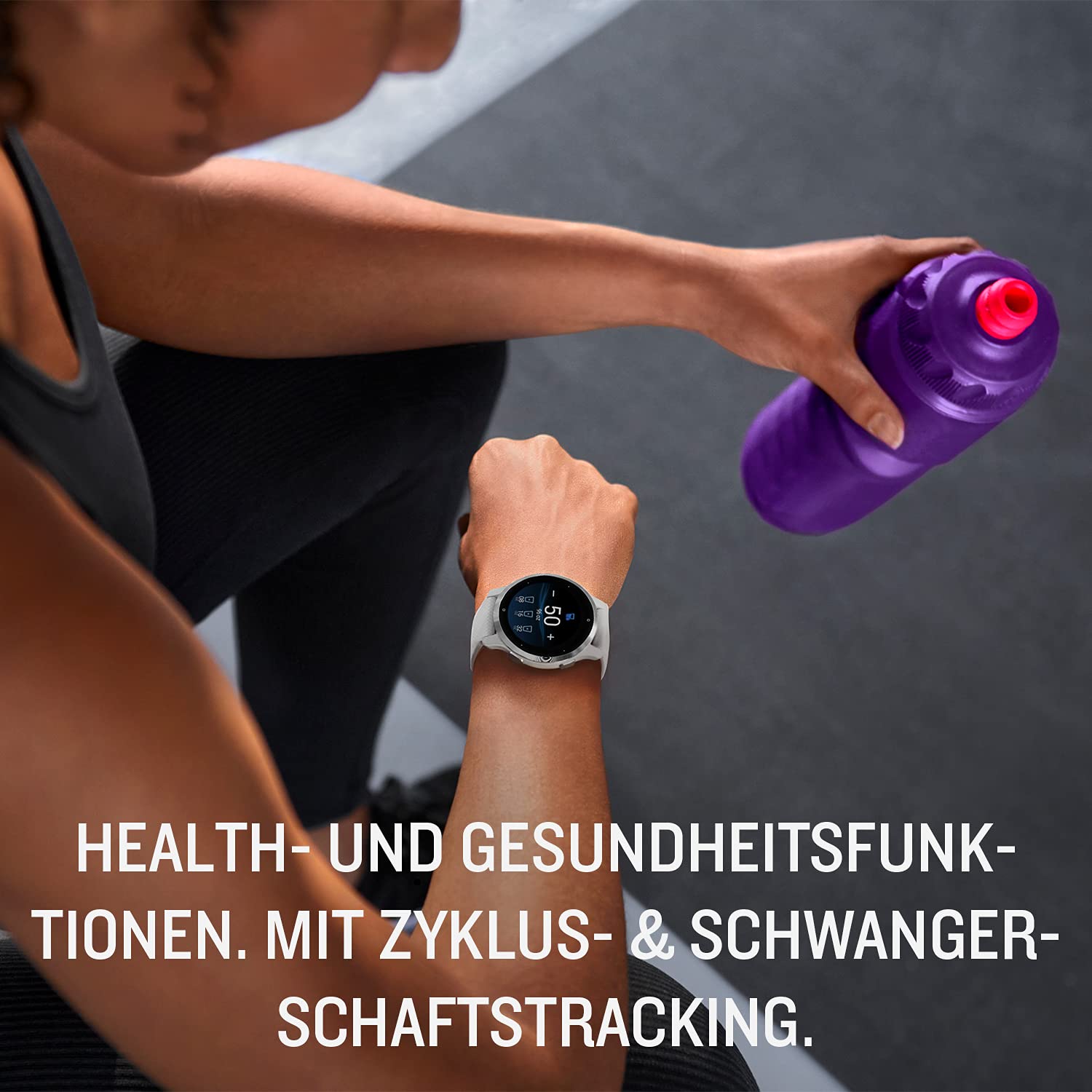 Garmin Venu 2S, schlanke GPS-Fitness-Smartwatch, 1,1" AMOLED-Touchdisplay, Gesundheitsfunktionen, 25+ Sport-Apps, Garmin Music & Garmin Pay