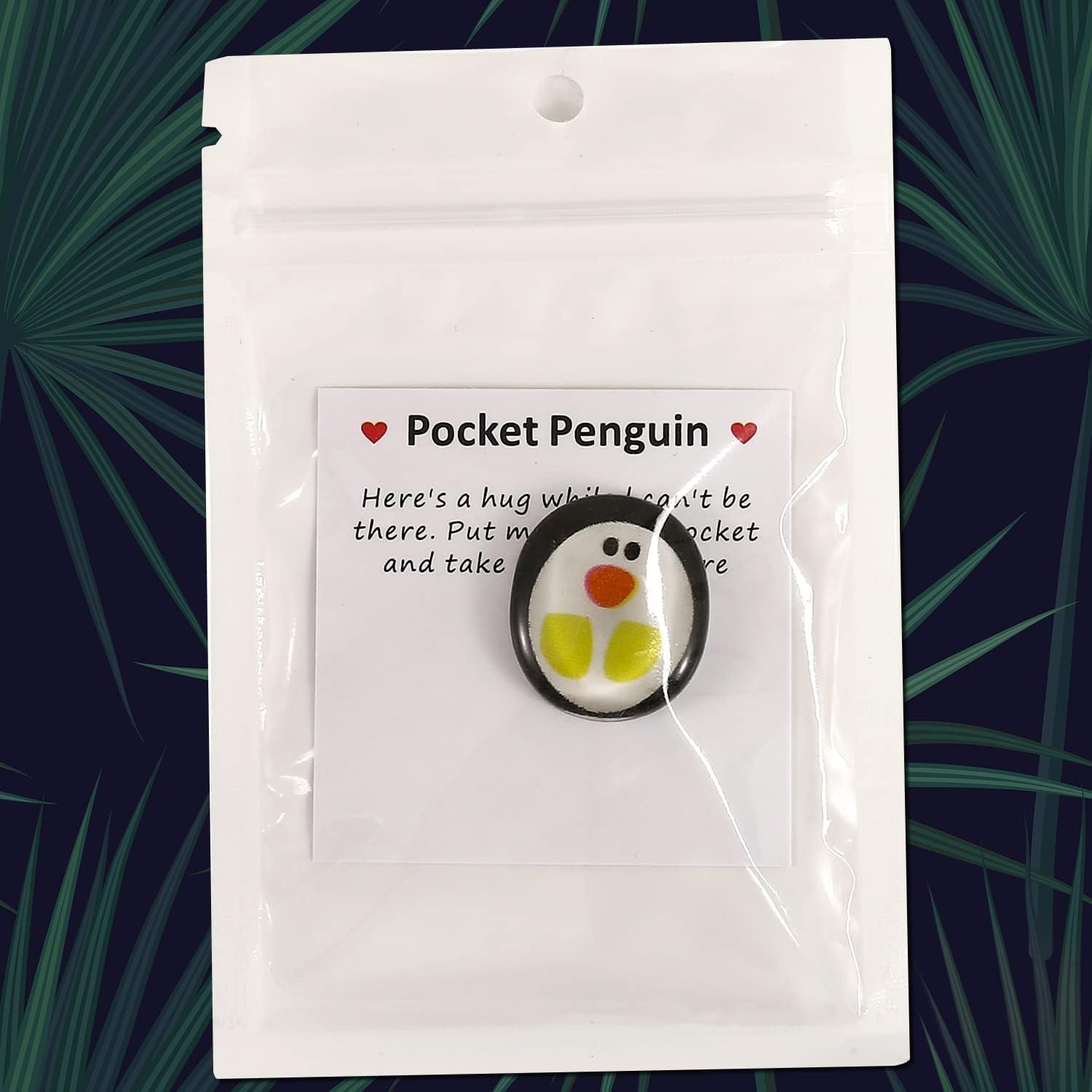 ARVOV Pocket Penguin Hug, Pinguin Geschenk, Pinguine Kleine Umarmung, Ermutigende Geschenke, Trost Geschenke, Get Well Soon Gift, Mini Pinguin Spielzeug Dekoration (Pinguin)