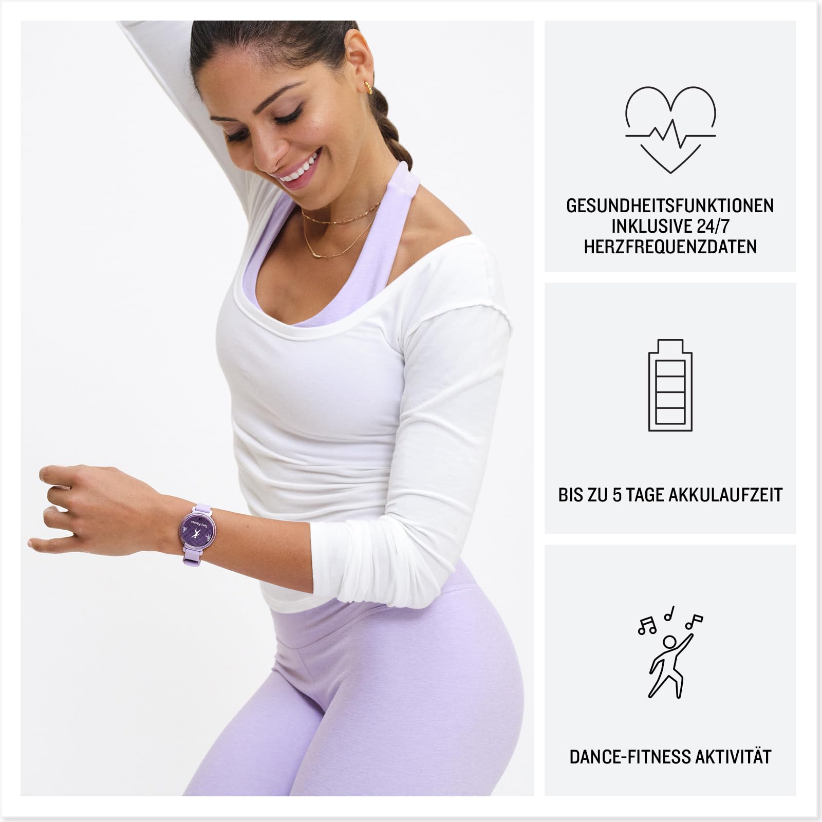 Garmin Lily 2, modische Smartwatch für Frauen, 2,54 cm Touchdisplay, Gesundheits- & Fitnessfunktionen, Smart Notifications, bis 5 Tage Akkulaufzeit