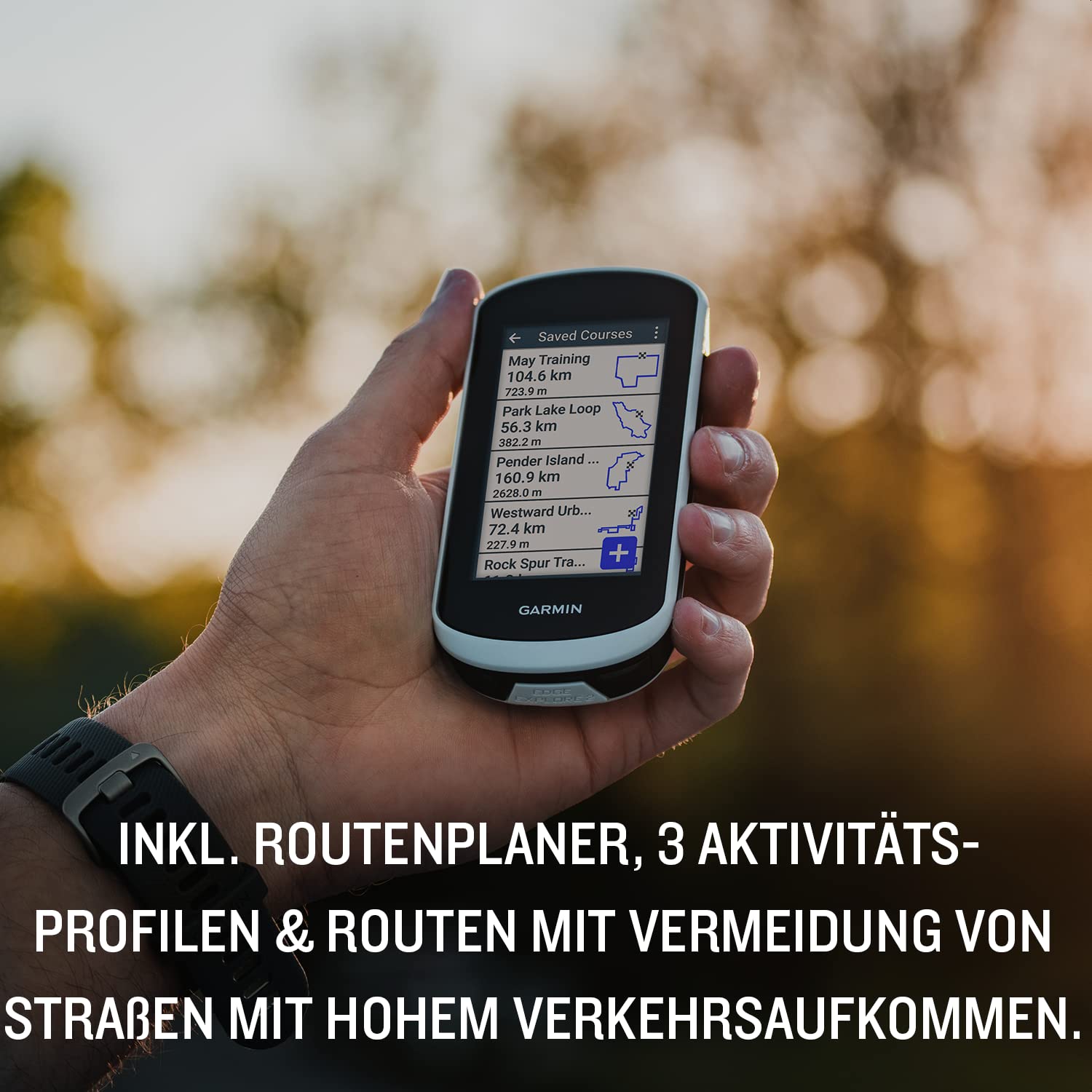 Garmin Edge Explore 2, GPS-Fahrradnavi, 3" Touchdisplay, E-Bike Routing, vorinstallierte Europakarte, bis 16 Std. Akkulaufzeit