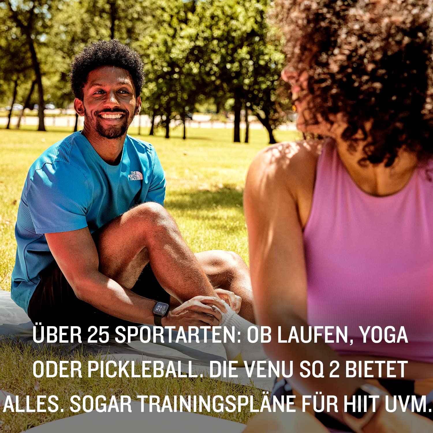 Garmin Venu Sq 2 Music, GPS-Fitness-Smartwatch, 1,4" AMOLED, Musikplayer, Schlafanalyse, 25+ Sport-Apps, Garmin Pay, bis 11 Tage Akkulaufzeit